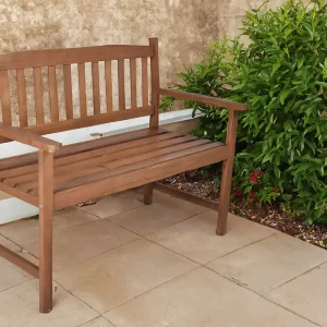 Billig 2-Sitzer-Gartenbank Promotion aus Akazie